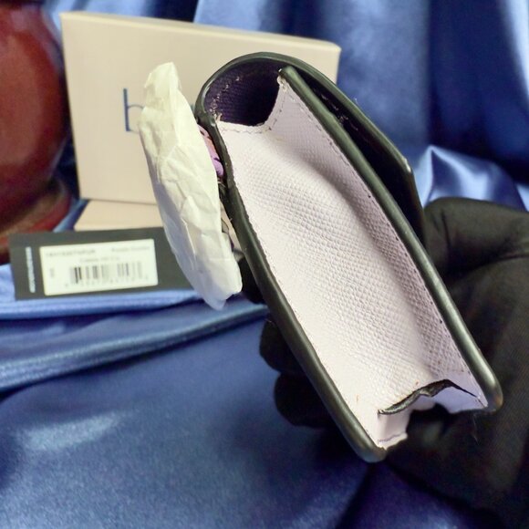 Botkier Cobble Hill Snap Wallet – Purples/White Saffiano Leather (NWT + Box) - Picture 11 of 16